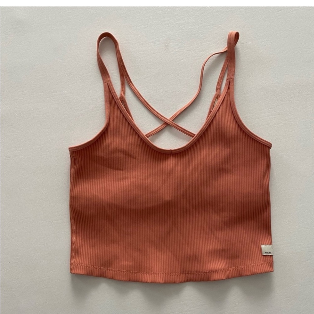 Vuori Women’s L Ribbed Crop Tank Top